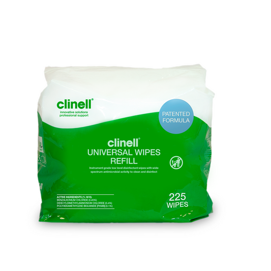Clinell Universal Wipes - Bucket Refill Pack Single (225pc)