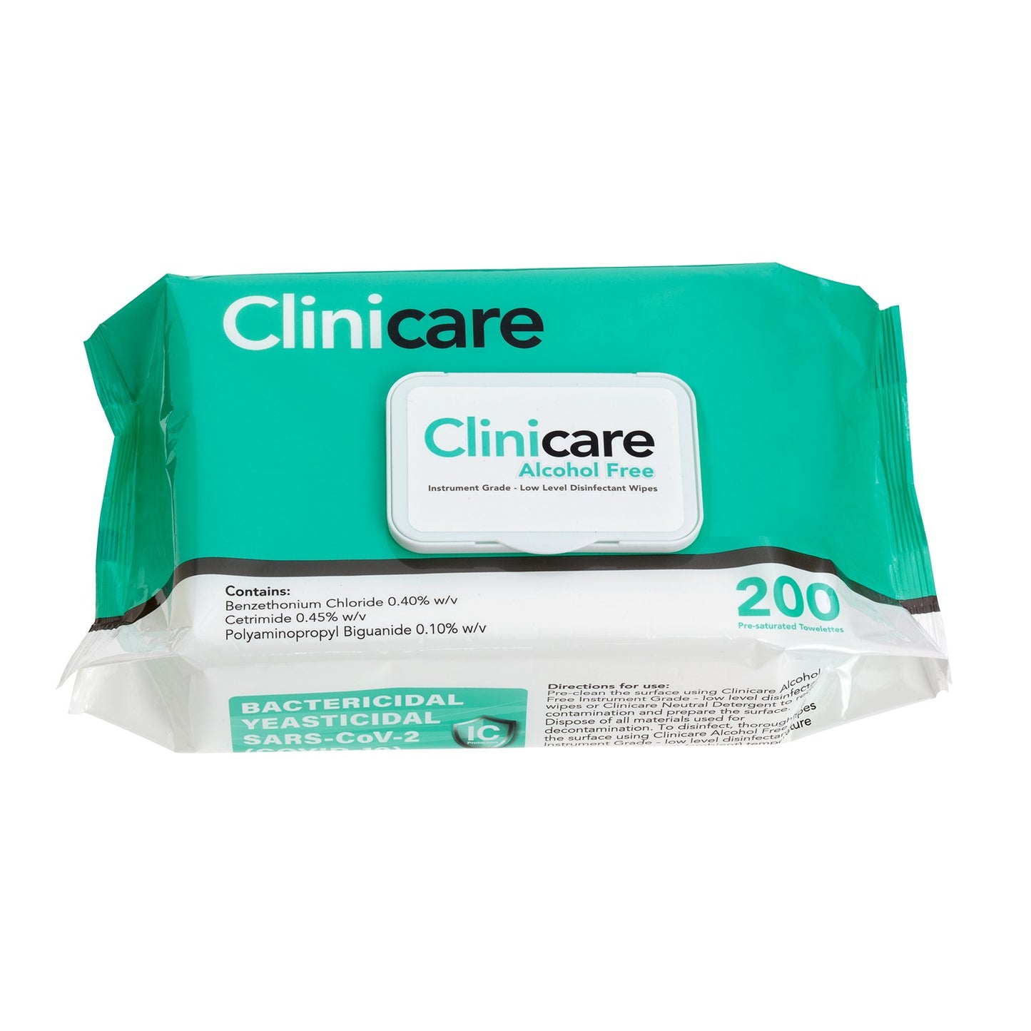 Clinicare wipes 200 pack