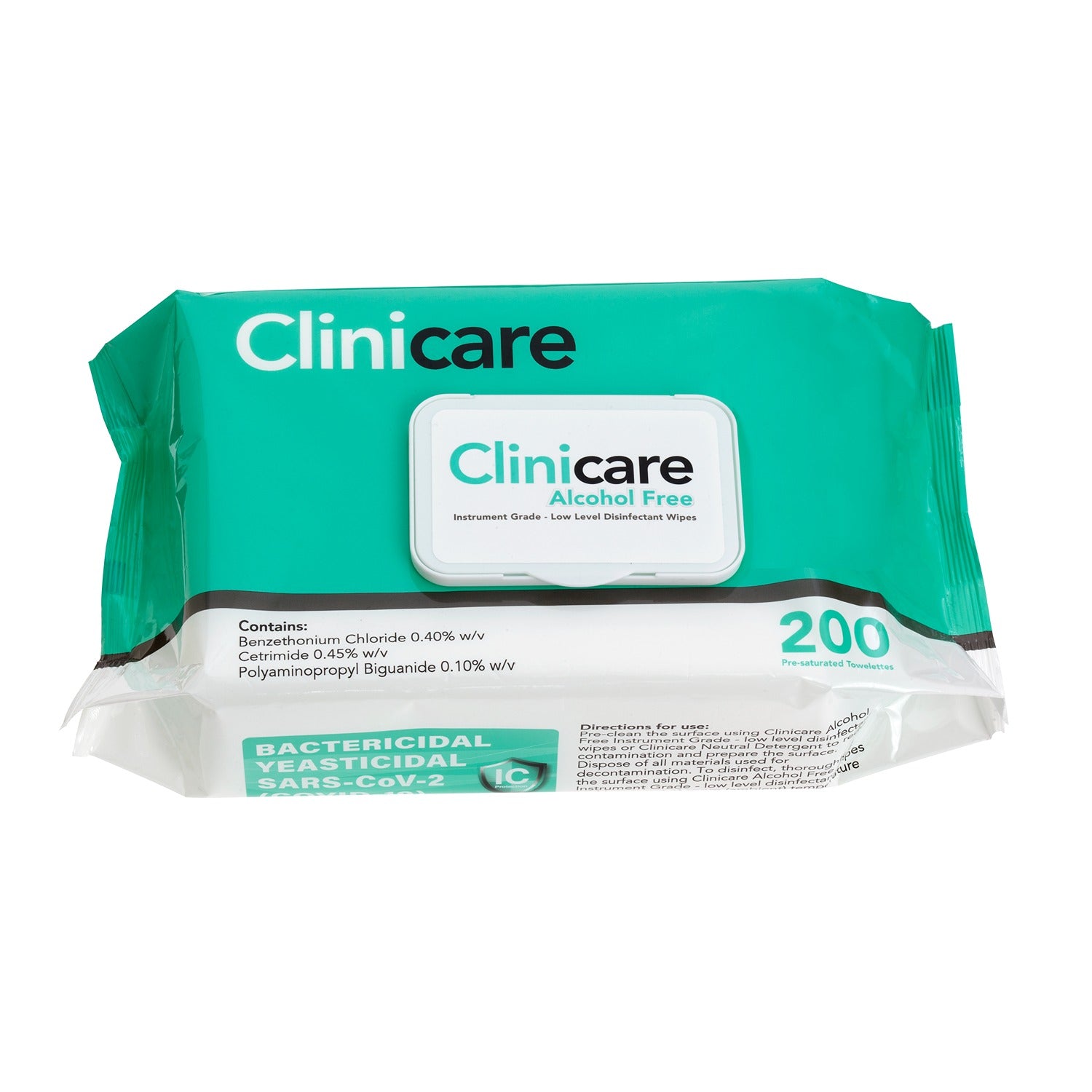 Clinicare instrument grade alcohol free wipes