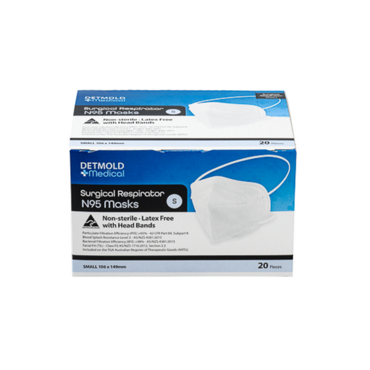 Detmold N95 Surgical Respirator with Headband - S -Carton (480pc)