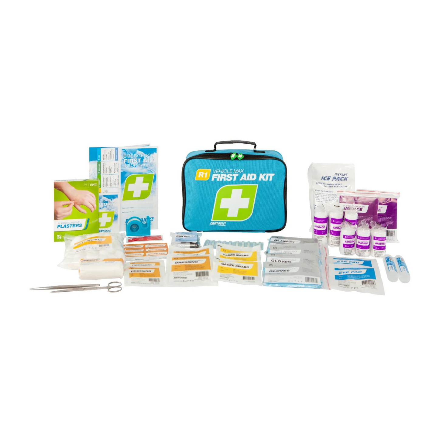 FastAid R1 Vehicle Max™ Soft Pack First Aid Kit - 1pc