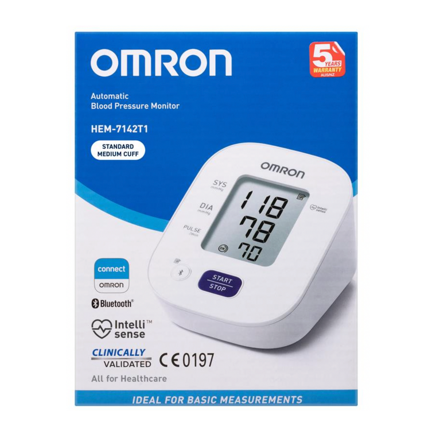 OMRON HEM7142T1 Standard Automatic Blood Pressure Monitor