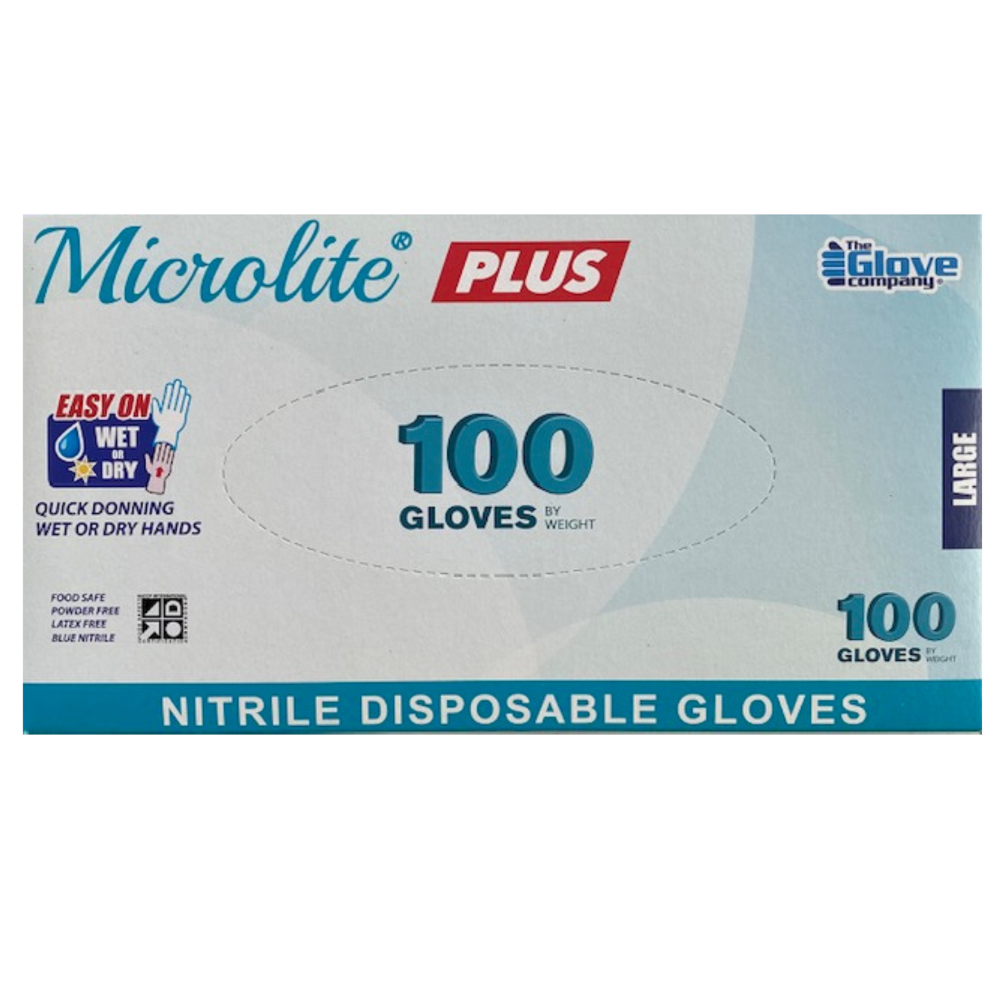 Microlite Nitrile Gloves L - Carton (1000pc)