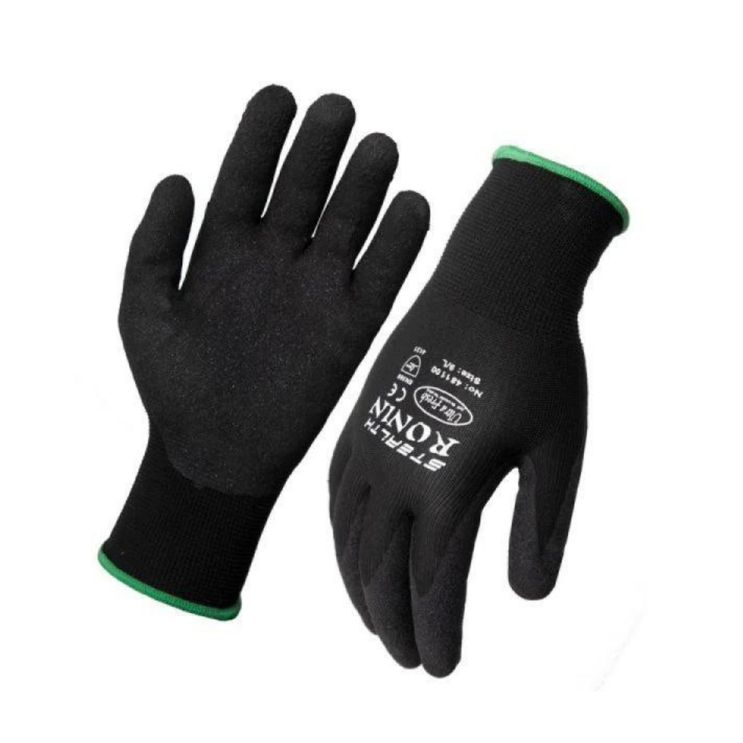 Stealth Ronin Black Work Gloves - 3XL Pack (12pc)