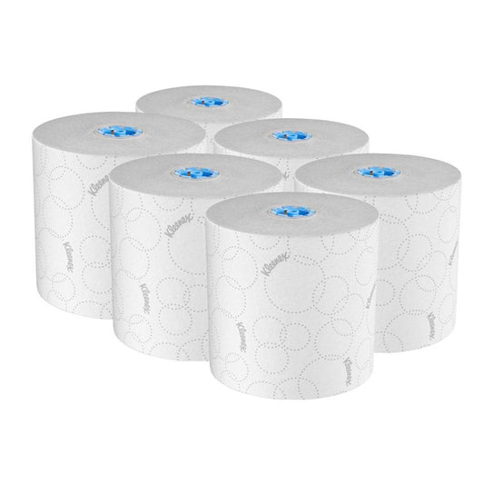 Kleenex 86621 Hard Roll Towel White - Carton (6 x 230m Roll)